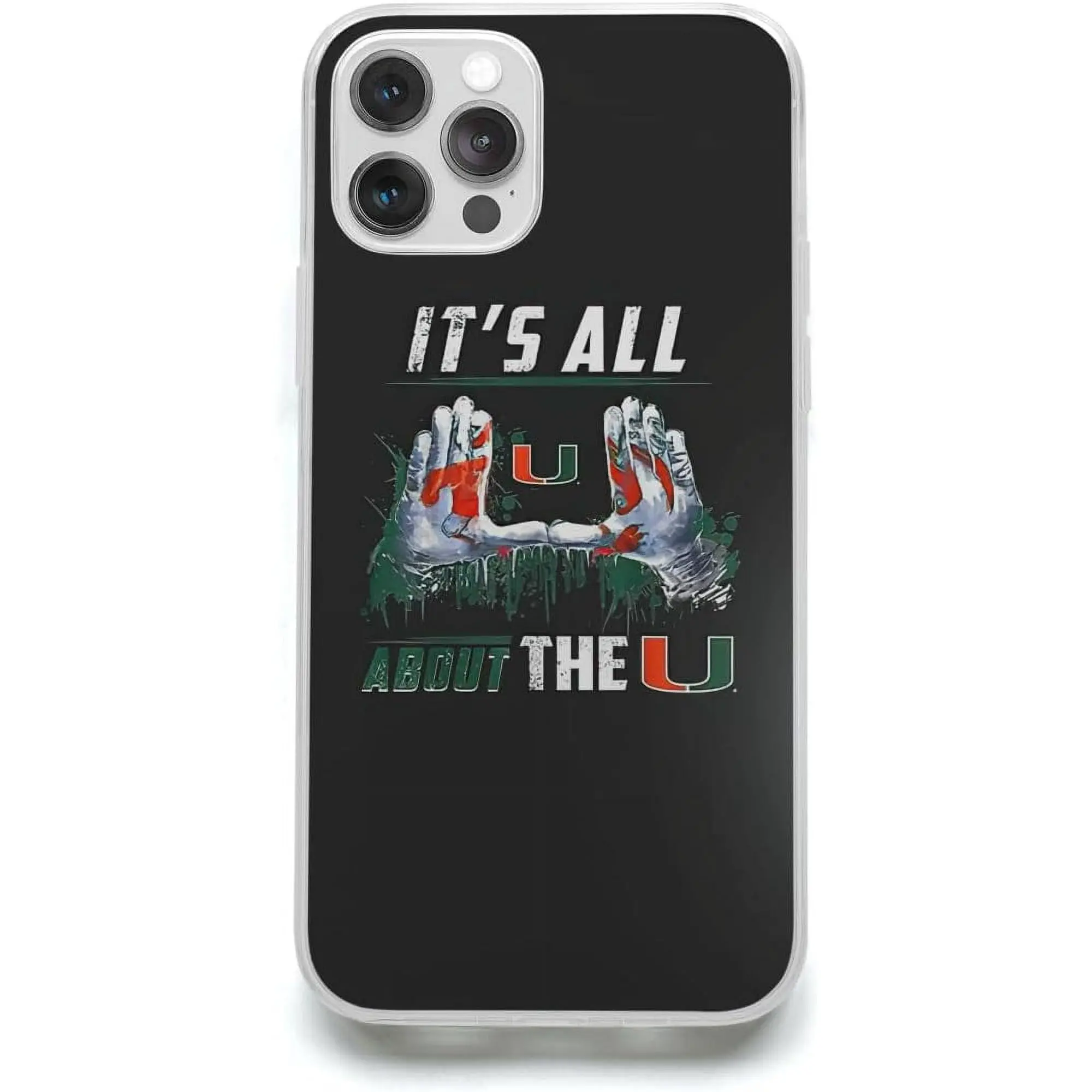 Phone Case Miami Transparent Hurricanes All Scratch About Waterproof Waterproof Accessories Compatible with iPhone SE 7 8 X XR 11 12 13 14 15 16 Plus Mini Pro Max Samsung Galaxy Note S9 S10 S20 S21 Ultra Plus Smartphone Protective