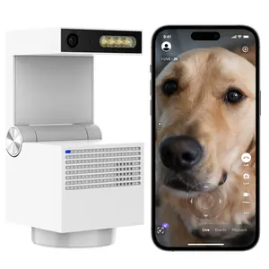 Smart Wired Indoor PTZ Camera For Kids/Pet 5MP Local Storage Motion Track 2-Way Audio WiFi Bluetooth Connection Works Alexa Google Assistant Security