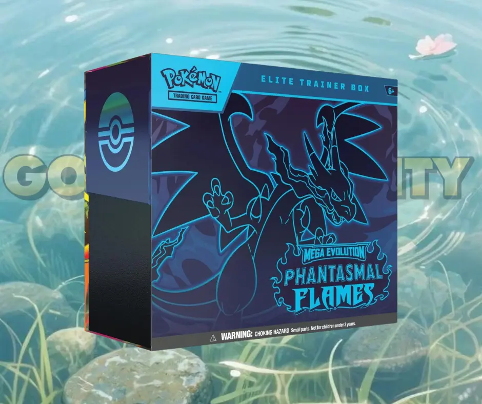 Phantasmal Flames Elite Trainer Box - Non-Sports Trading Cards Accessory for Collectible Cards