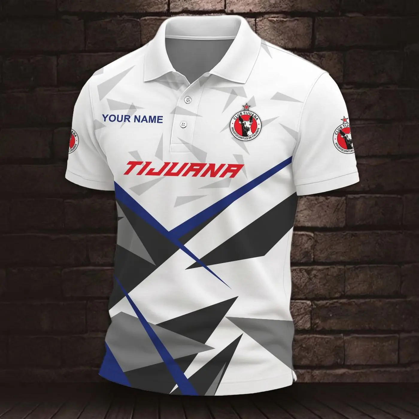 Club Tijuana Personalized Name Multi Color Polo ST2605