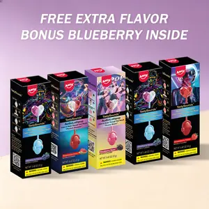 Amos TastySounds Music Lollipops – Easter 35% Off | Heart-shaped, Sugar-free Audio Candies with Bone Conduction Tech | K-pop Vibe | Strawberry, Blueberry, Watermelon, Blackberry