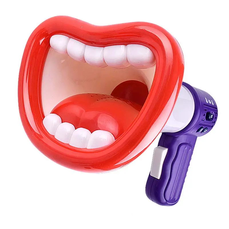 1 PCS Funny Voice Changer Amplifier, Creative Handheld Microphone Loudspeaker Sound Box, Upgraded Multi-Channel Music Voice Changing Speaker - Suitable for Birthday Gifts, Christmas Gifts (2 AA Batteries Not Included)