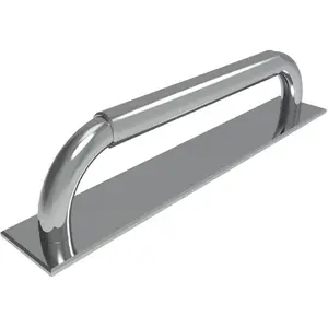 Cocoweb Denver Solid Brass Cabinet Pulls with Chrome Finish - Pack of 1, High Durability & Corrosion Resistant, Full 2-Year Warranty Included