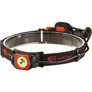 Streamlight Flashlight - White LED, 375 Lumens, Hands-Free Design, Black & Red Plastic Body, 1 x 3.7V Lithium-Ion Battery Included, Model 51064