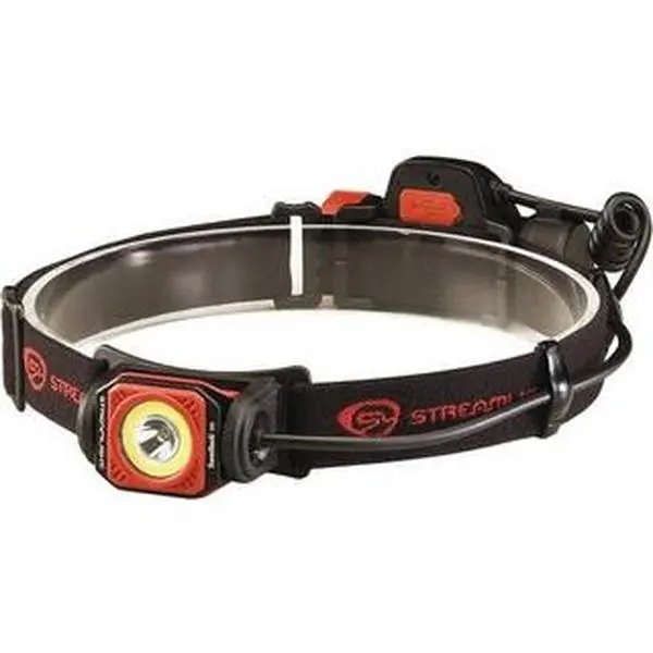 Streamlight LED Flashlight - White LED, 375 Lumens, Hands-Free Design, Black-Red Plastic Body, 1 x 3.7V Lithium-Ion Batteries Included, Adult Camping Use, Model 51064 (Home Improvement, Outdoor Lighting), Outdoor Camping