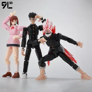 ​9L3D Dandadan Heroes AyaseMomo Dantalian LUCKY13 Titan13 Multi-Jointed T13 Dummy13 Anime Action Figure Collectible Toys Gifts popular