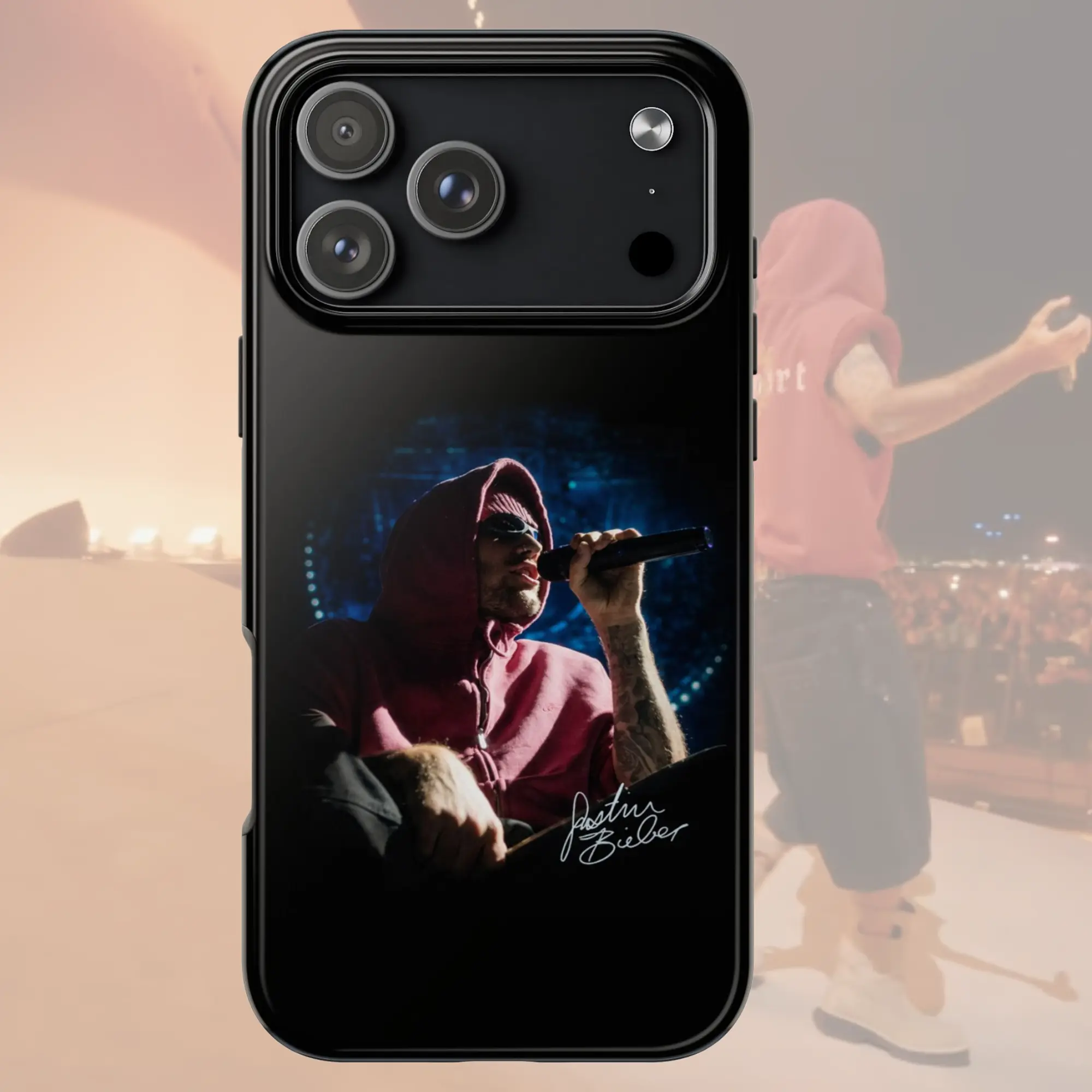 Heart Sign Coachella Phone Case, Music Fan Phone Case