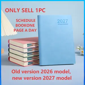 Brave Deer 2026 Self-Discipline Planner Notebook, 160 Pages 320 Pages High-Quality Faux Leather Cover, Blue Elegant Design, Monthly & Weekly Layout, Travel Diary Notebook, Self Improvement Journal