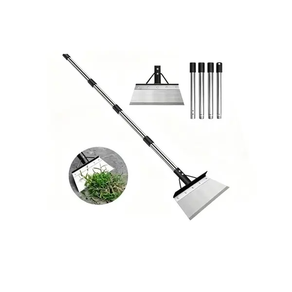 Hinest Adjustable Stainless Steel handle garden spade forlawn edging, digging, snow & ice removal, durable outdoor scraper tool