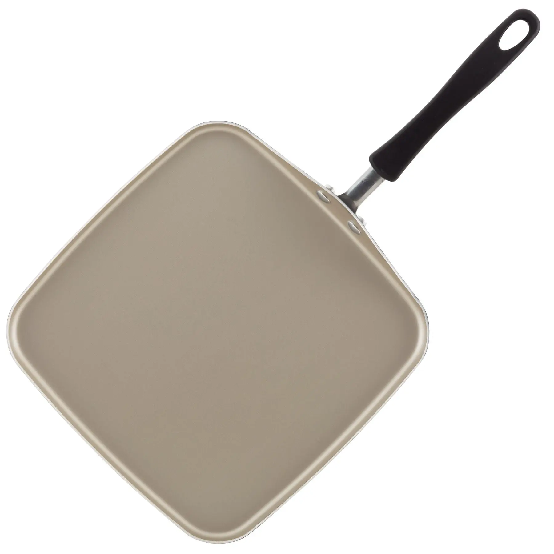 11-Inch Square Ceramic DiamondMax Nonstick Griddle Skillet, Non Stick Pans for Easy Food Release, Hassle-Free Cleanup, 3x Better Performance for Meal Prep Cooking