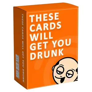 These Cards Will Get You Drunk, Fun Adult Drinking Game for Parties, Adult Fun Drinking Card Game, Laugh Together at Parties, Perfect for Gatherings, Home Nights, Pre-Event Warm-Up, Adult Drinking Games, Party Table Game