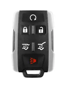 Keylessbest Replacement for 2014 - 2019 Chevrolet Colorado Silverado Suburban Tahoe GMC Sierra Yukon Canyon Truck Key Fob Remote Control M3N32337100 6 Buttons 315MHz Car Remote Key Truck Accessories