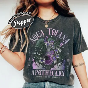 Comfort Colors Vintage Aqua Tofana Apothecary Shirt, Feminism Shirt Woman's Right, Your Body My Choice Shirt