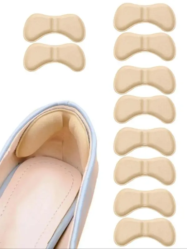 5 Pairs Anti-slip Heel Cushion, Soft Shoes Insole.GiftsforGirlfriend, Heel Protector, Heel Cover PatchesShoeStickersShoe Accessories