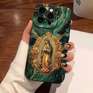 Virgin Mary Pattern Phone Case, Anti-drop Cellphone Protective Case, Total Protective Shockproof Mobile Phone Cover for iPhone, Casing, Smartphone Protector