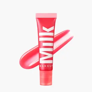 Milk Makeup Balmade Lip Balm, Electrolyte Tinted Hydration, Juicy Shine with Sheer Color, Smooth Non-Sticky Feel, Vegan & Cruelty Free, 0.40 oz