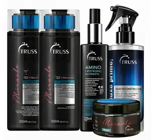 TRUSS Miracle Shampoo & Conditioner with Deluxe Prime & Amino & Miracle Mask
