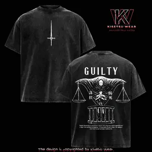 Hiromi Higuruma T-Shirt – Vintage Washed Jujutsu Kaisen Deadly Sentencing Anime Graphic Tee, Judgeman Domain Expansion Manga Print, Oversized Soft Cotton Streetwear, Unisex Casual Apparel, Gift for JJK Fans