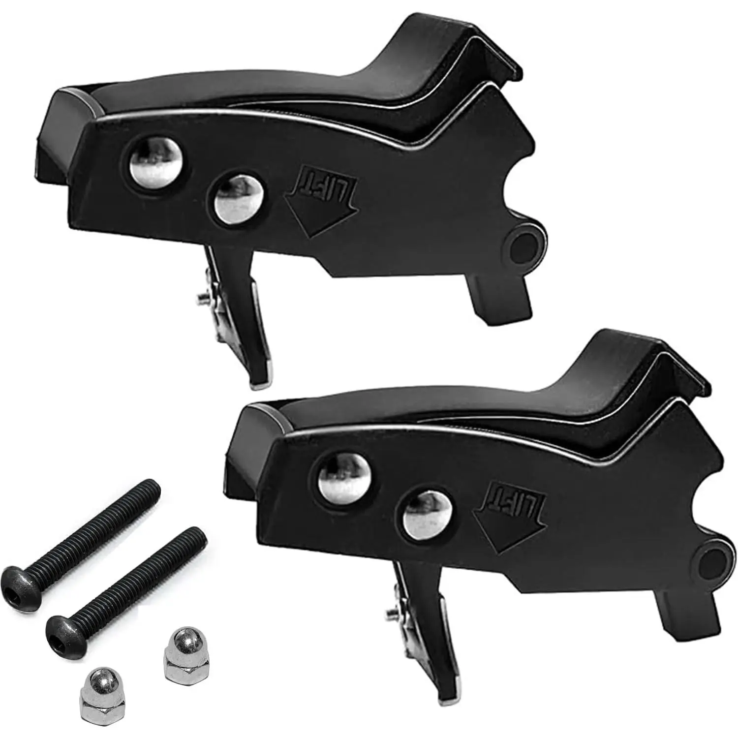 2 PCS Miter Saw Mounting Clips, Composite Materials with 2 x Nuts, Easy to Install, Sturdy & Durable for Dewalt DW7231 DE7023 DE7033 DE7025 DWX723 DWX724, Withstands Long-Term Wear & Tear (N087367)