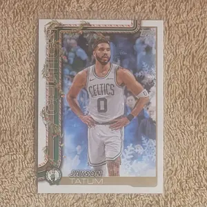 2025-26 TOPPS HOLIDAY BASKETBALL #SSB-JT JAYSON TATUM SSP BACK VARIATION BOSTON CELTICS