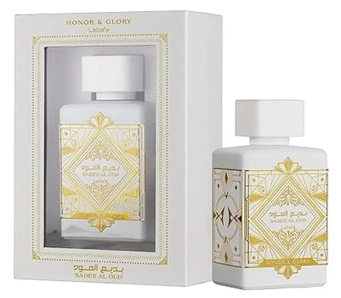 Lattafa Badee Al Oud Honor and Glory Men and Women 3.4 Ounce (100ml) Eau De Parfum Spray Perfume Fragrance Woody