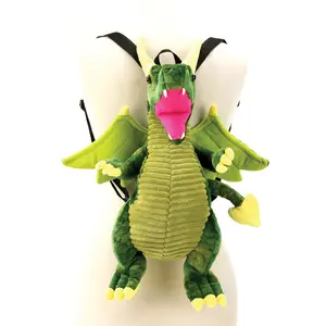 Green Dragon Plushy Backpack