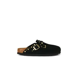 BIRKENSTOCK Boston Rivets Clog in Black BIRKENSTOCK Boston Rivets Clog in Black