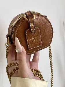 Mini bag, Casual crossbody bag, Fashionable daily crossbody, small coin purse with solid color and contrasting design, suitable for daily occasions such as commuting, shopping, dating, etc., holds lipstick, coins, etc.