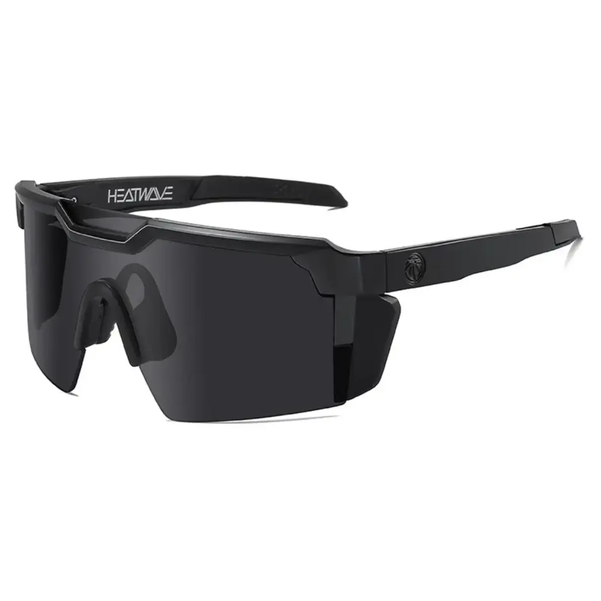 HEATWAVE Unbreakable Performance Shield ANSI Z87+ Certified Sports Sunglasses, TR90 Ultra-Wide Windproof Cycling Glasses