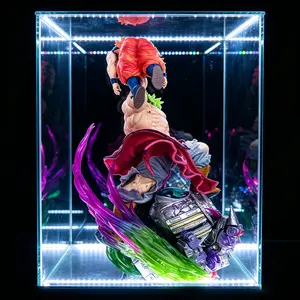 DBZ Anime Warrior Collectible Statue Figure, Giant Battle Scene Resin Model for Desk Decor, Hobby Collection Gift for Anime Fans