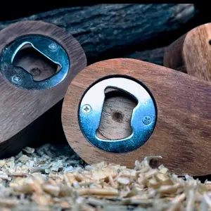 Bottle Opener beer gifts western rustic rodeo mugs wood  engraved country unique