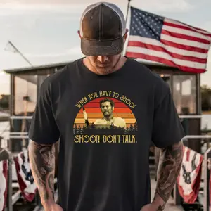 Tuco When You Have to Shoot Shoot Don't Talk Vintage 1980s Movies Men Unisex T shirt, T-shirt, Sweatshirt, Hoodie