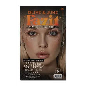 Butterfly Eye Shadow, Liner & Highlighter Makeup Patches-- Halloween Instant Temporary Glam