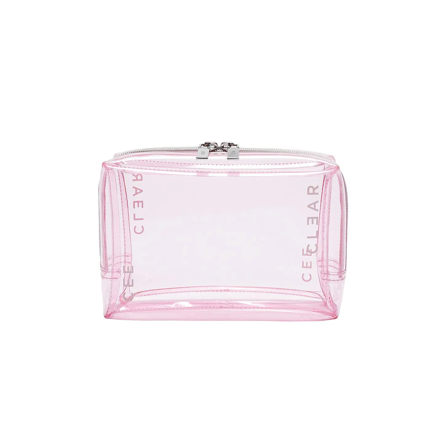 CEE CLEAR Small Cosmetic Case in Blush