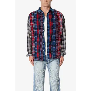 mnml Tuxedo Vintage Flannel Shirt - Multi