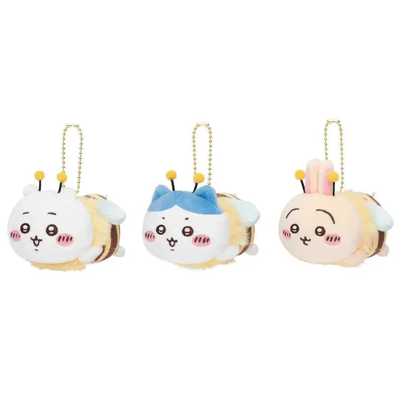 Chiikawa New Cute Cartoon Plush Doll Disguised As Bee Usagi Hachiware Plush Toy Cute Plush Pendant Bag Pendant Friend Gift