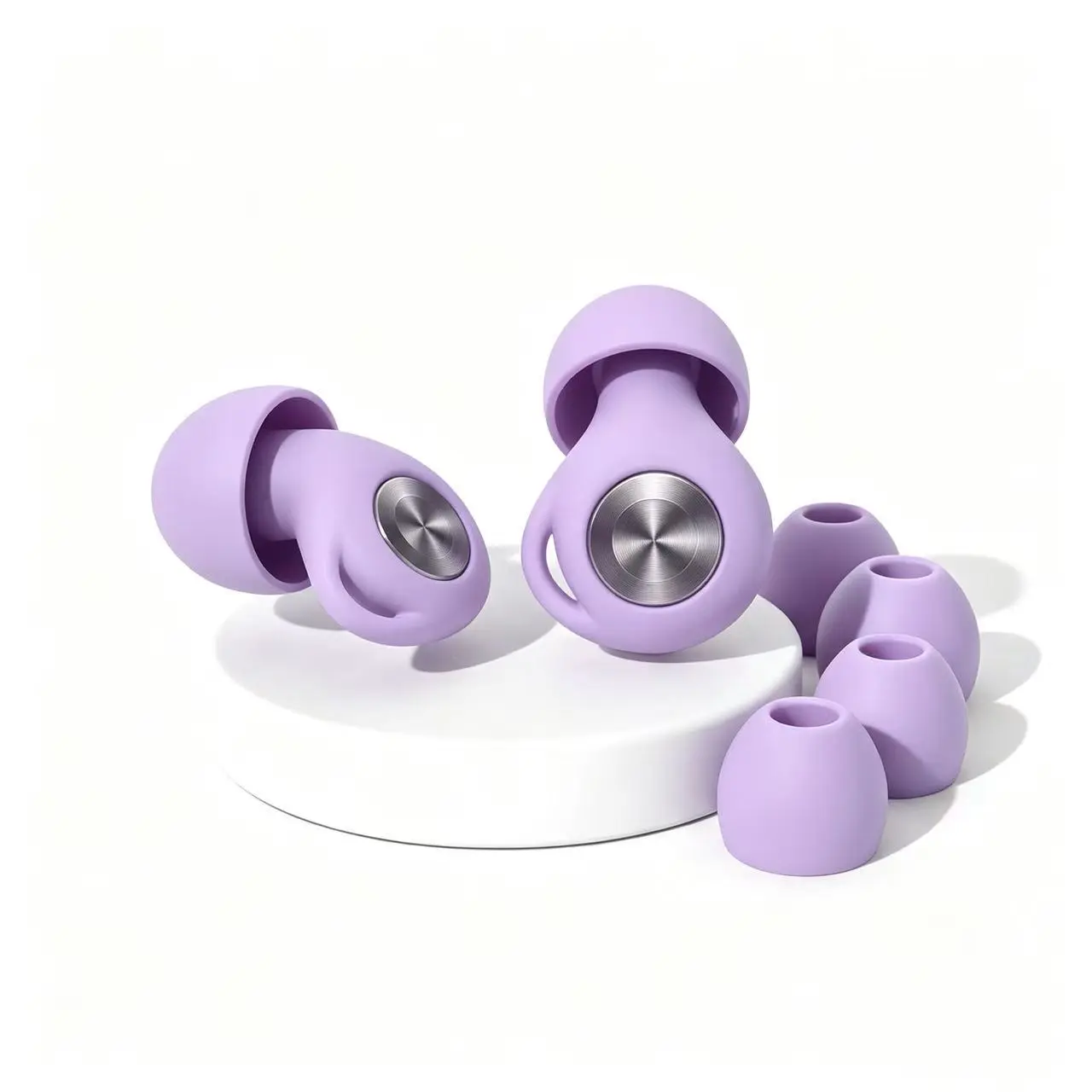 WIVTAK Sleep Ear Plugs 50dB, Reusable Soft Silicone Noise Cancelling Earplugs for Adults, Travel & Sleeping