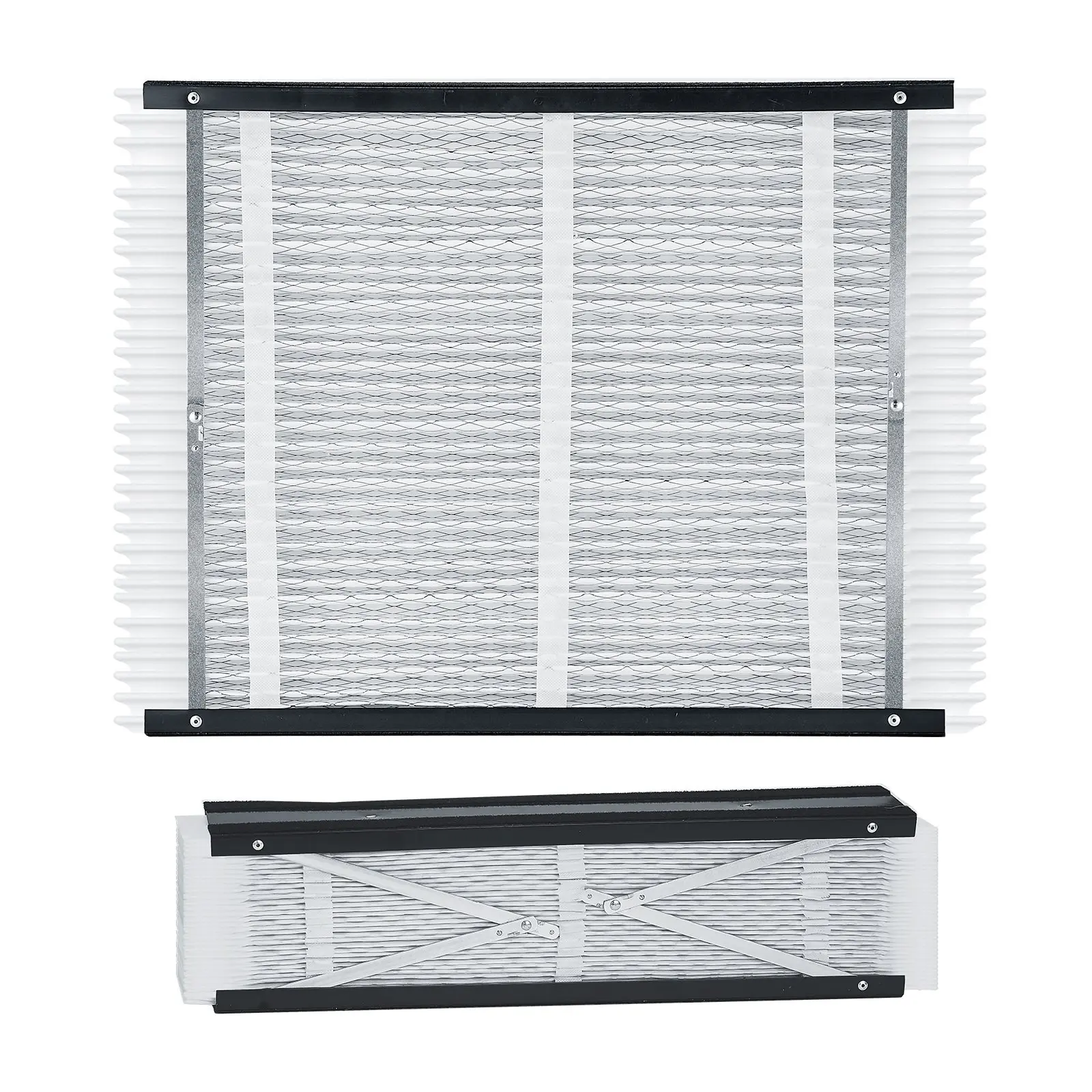 Air Filter MERV 16 Electrostatic Pleated HVAC Furnace Filter 2-Pack 20 X 25 X 4 Replacement High Efficiency For Allergens Dust Pollen Smoke Pet Dander In Home Office School Garage And Commercial HVAC Systems