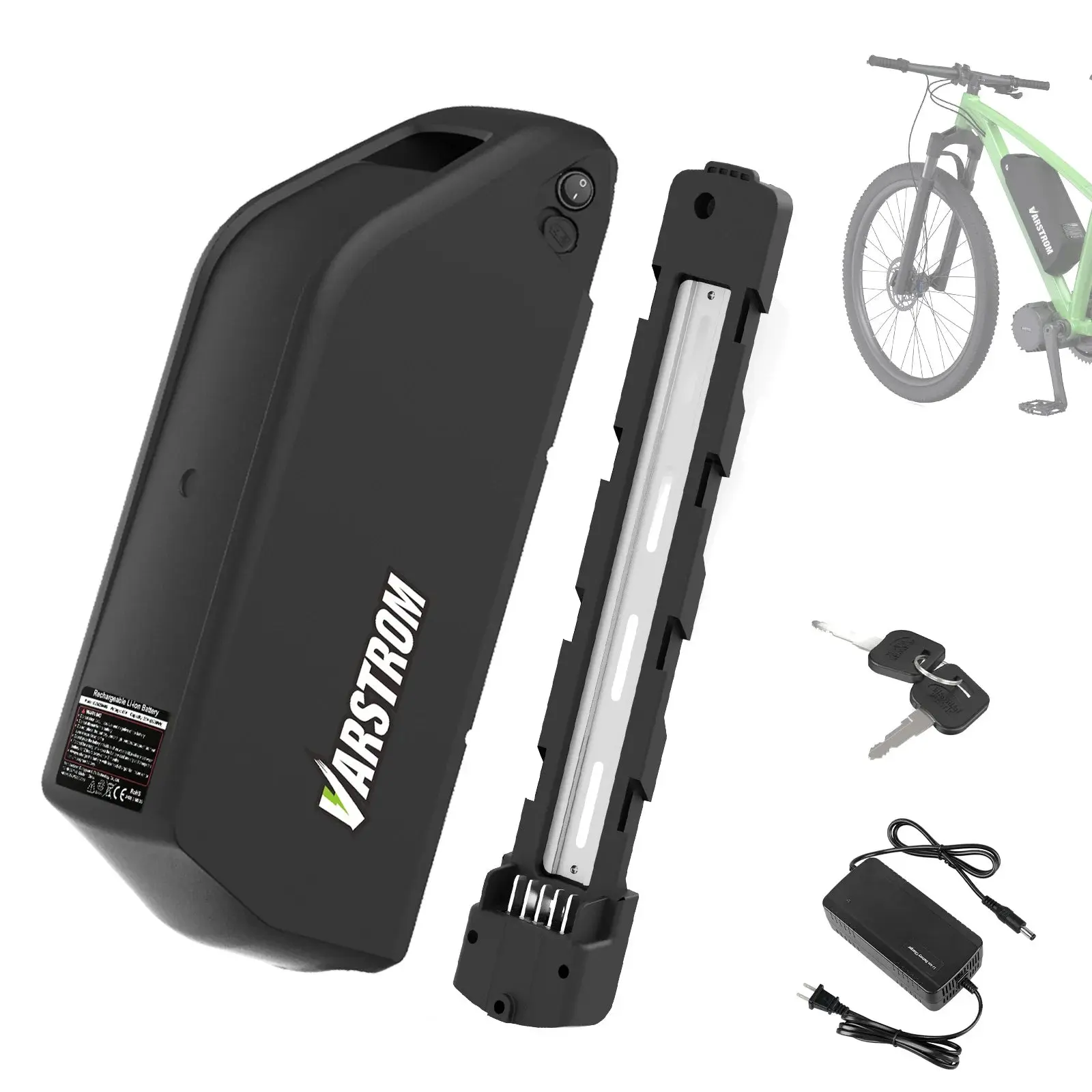 Varstrom Ebike Battery 48V 20Ah 40A BMS Downtube Pack