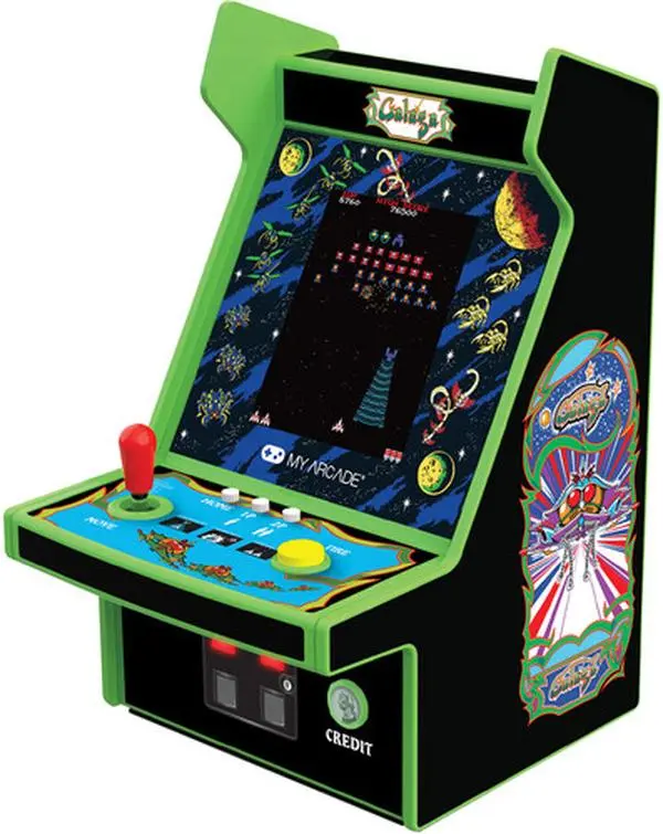 Galaga Micro Player Pro Portable Retro Arcade [PORTABLE MICROE ARCADE PLAYER]