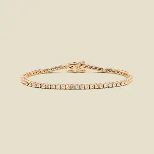 CZ Prong-Set Tennis Bracelet