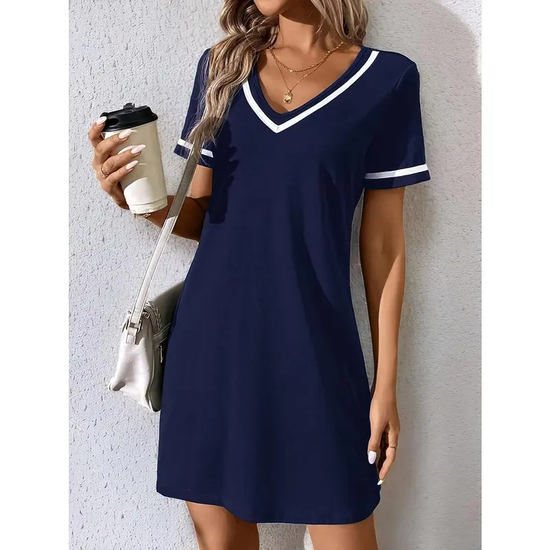 color block dress size 6 - TikTok Shop