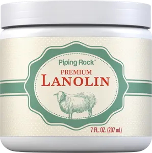 Piping Rock Lanolin Nipple Cream | 7 fl oz | Pure Hand & Skin Ointment | Soothing Balm