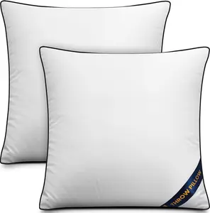 Pack Of 2 Throw Pillow Inserts 12 x 12 Inches Decorative Cushion