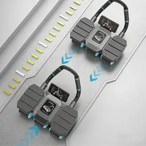 Core Ab Trainer with Elbow Support, Home Workout Equipment for Abdomen & Waist Shaping, Indoor Fitness Tool for Full Core Training, Stable Widened Anti-Tipping Wheel, Ergonomic Non-Slip Comfort Handles