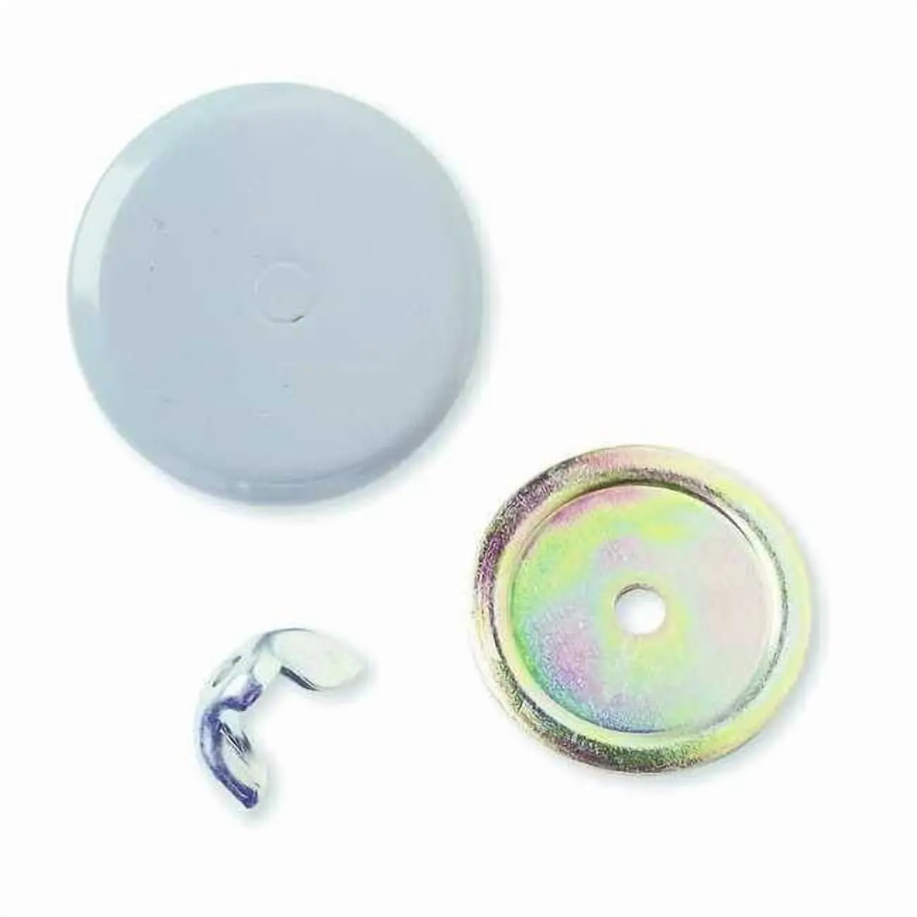 Oiltight Hole Seal, Steel, 0.5 in Conduit Size, 0.87 in Hole Dia, Polyester Powder, Gray