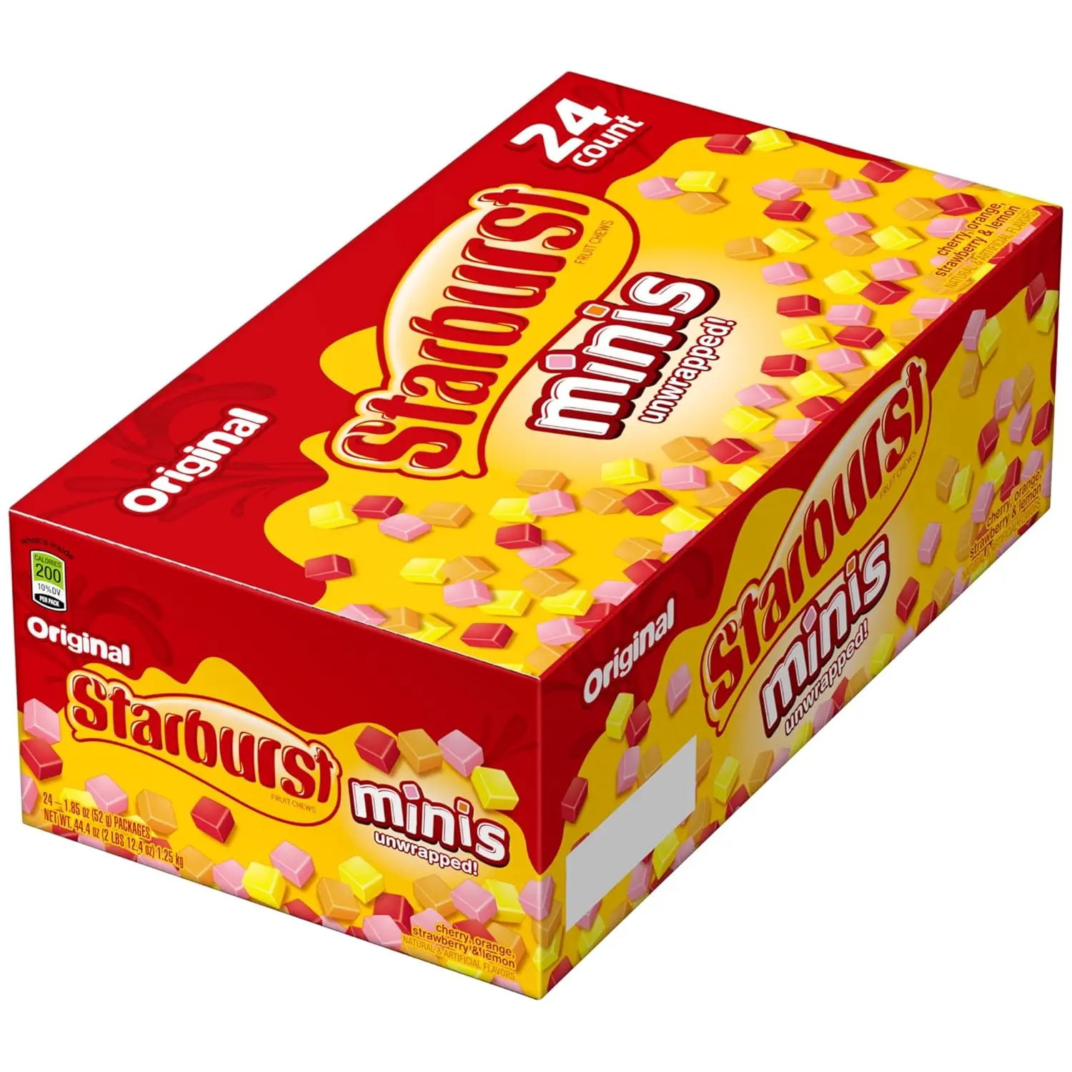 Starburst Chewy Fruit Candy Mini Snacks - 24 Count, 1.85 oz