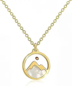 Christian Mustard Seed Necklace for Women - Faith Move Mountains Adjustable Jewelry, Gold Plated Stainless Steel Gift