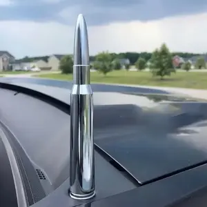 Custom Bullet Antenna for Chevrolet, Ford, Jeep, Truck Antenna, Car Antenna, Enhances Signal Reception, Stylish Upgrade for Off-Road Vehicles, Perfect Choice