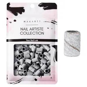 Makartt Sanding Bands for Nail Drill - 100 Pcs Nail Filing Drill Bit Accessories, Manicure Care Design Tools